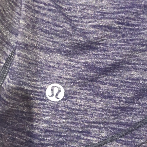 Lulu🍋 Rare Fast As Light Muscle Tank Heathered Emperor Blue size 6 - Picture 6 of 13